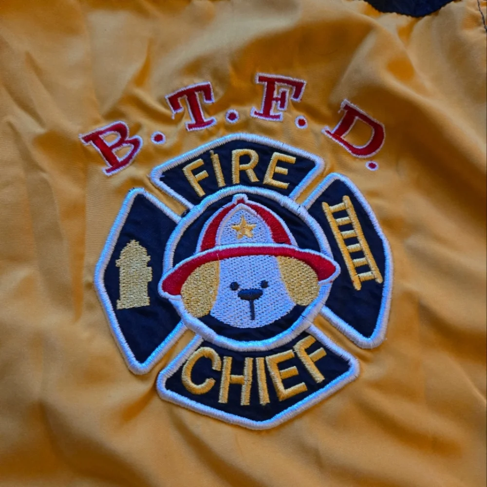 B.T. Kids Fire Chief fireman dog 2-piece set, jacket and long sleeved top